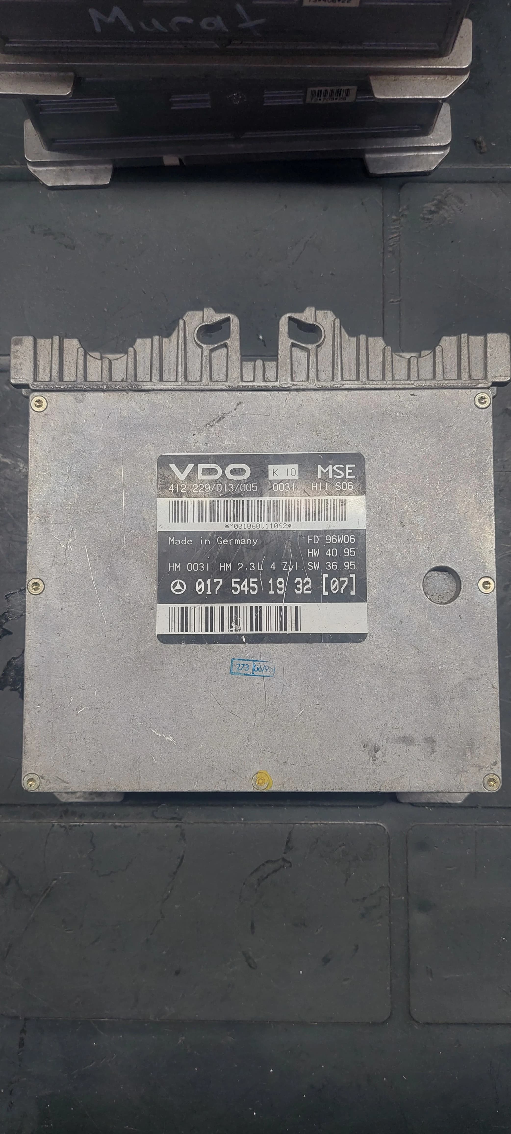 Mercedes Benz VDO MSE Motor Beyni ECU 0175451932