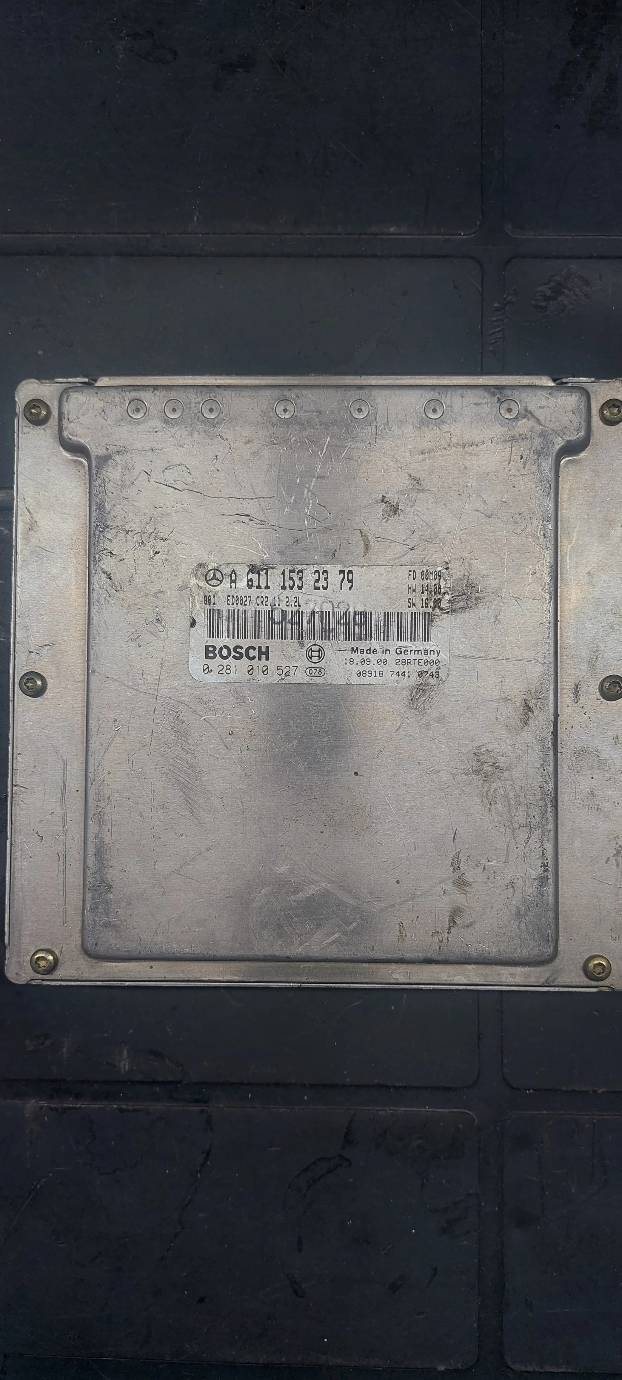 Mercedes-Benz OM611 2.2 CDI Motor Beyni ECU A6111532379 Bosch 0281010527