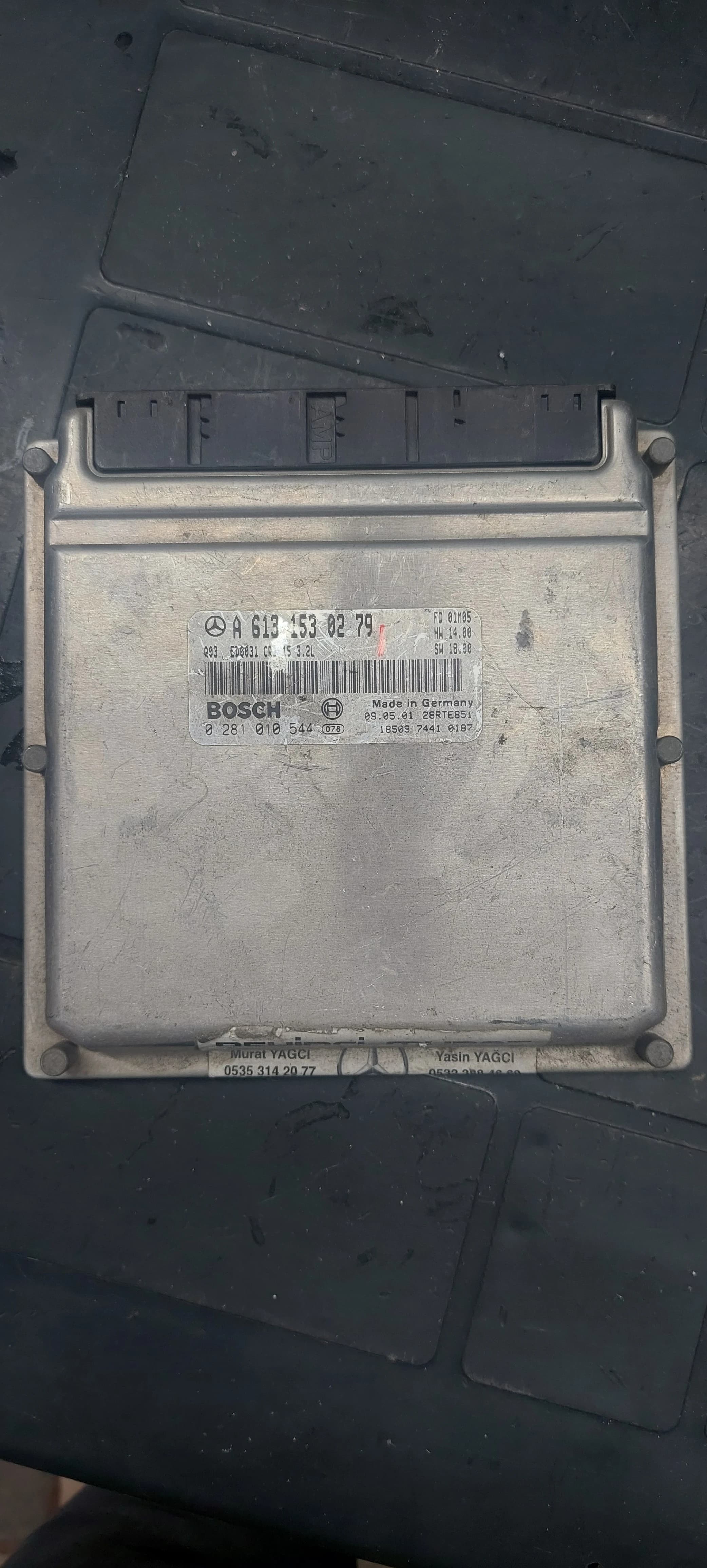 Mercedes E S Class CDI Motor Beyni ECU Bosch 0281010544 A6131530279