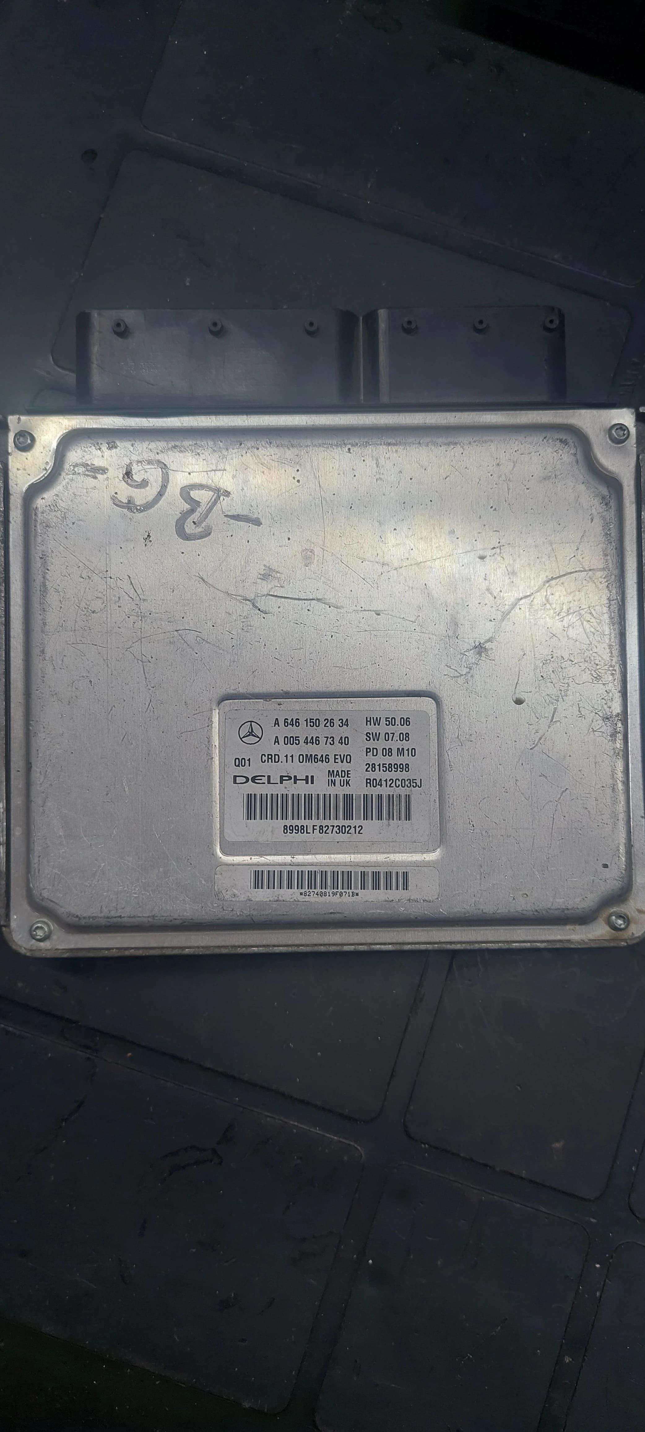 Mercedes Benz OM646 CRD.11 Delphi Motor Beyni ECU A6461502634