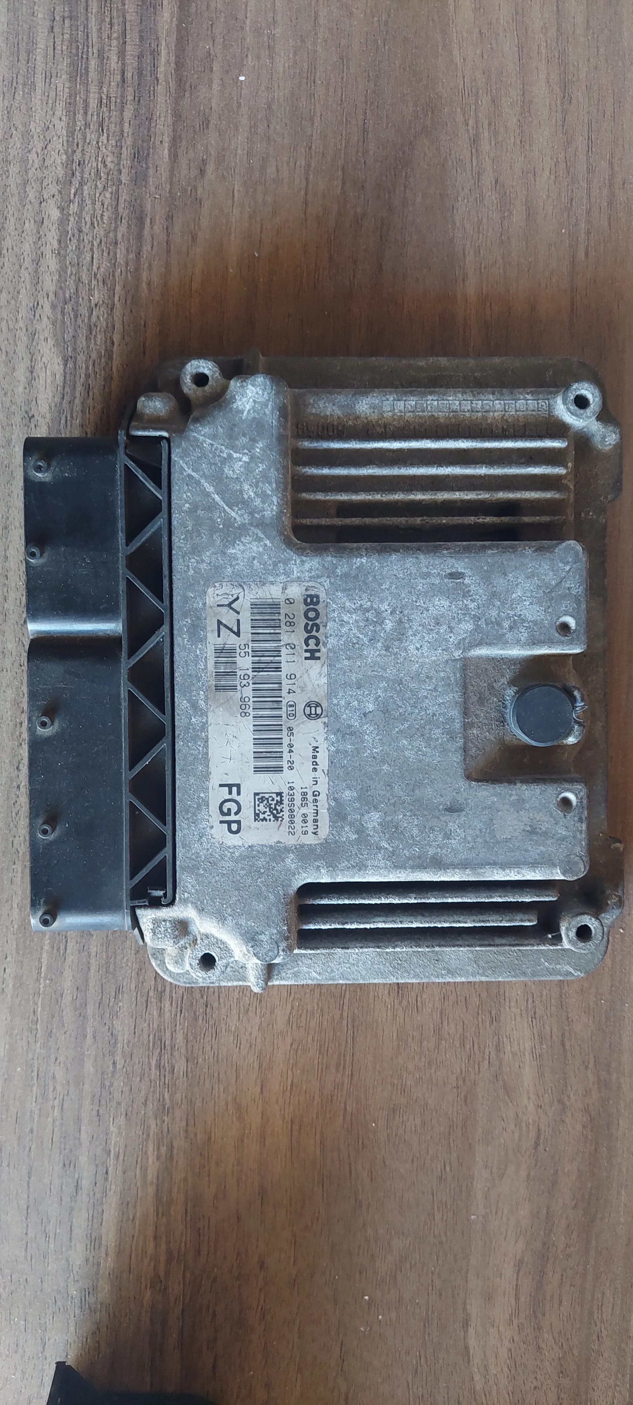 Fiat Alfa Romeo Opel 1.9 JTD Motor Beyni ECU Bosch 0281011914 55193968